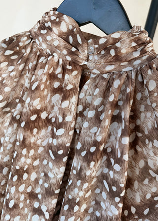 Eva bambi blouse - Mocha