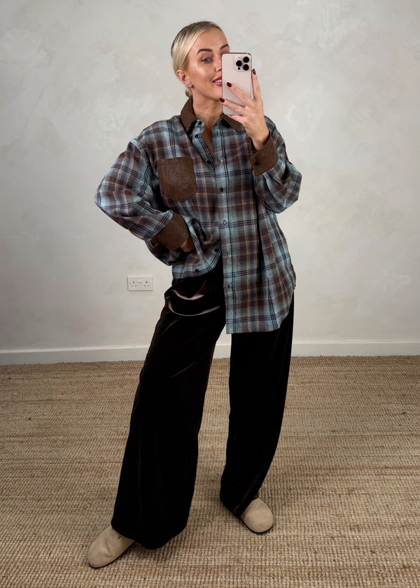 Nate Pocket checked shirt - two