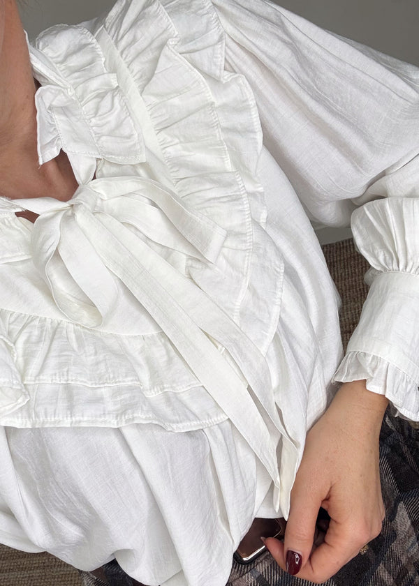 Elissa frill blouse