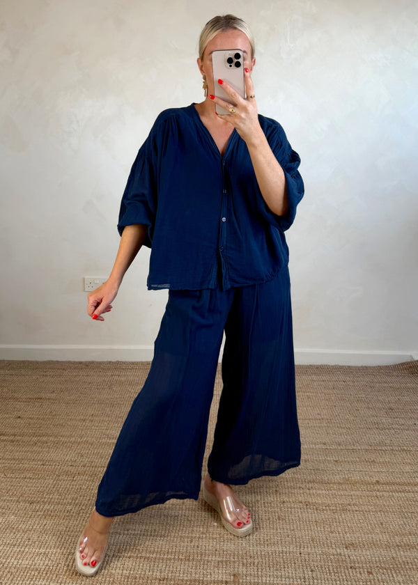 Freya trouser - navy
