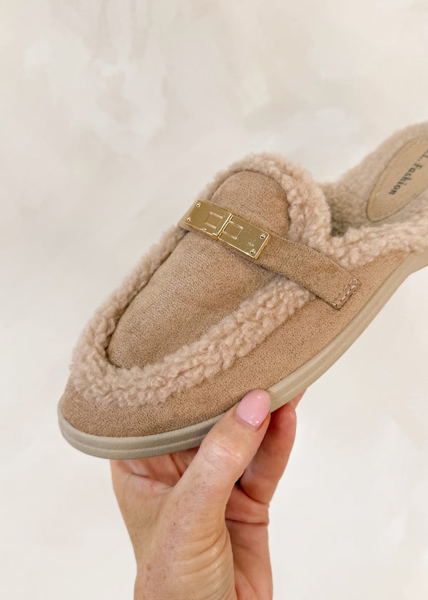 Yumi slip on mule - beige