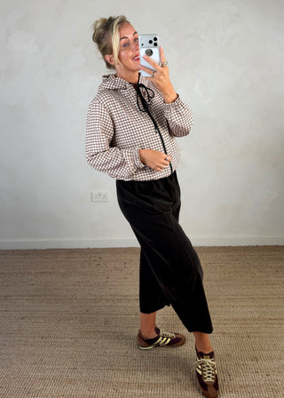 Preppy lightweight check jacket - Beige