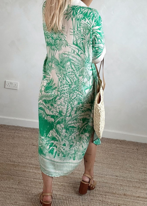 Mangrove midi dress - shamrock