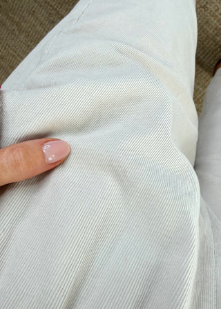 Cabana baby cord barrel leg trouser - Chocolate