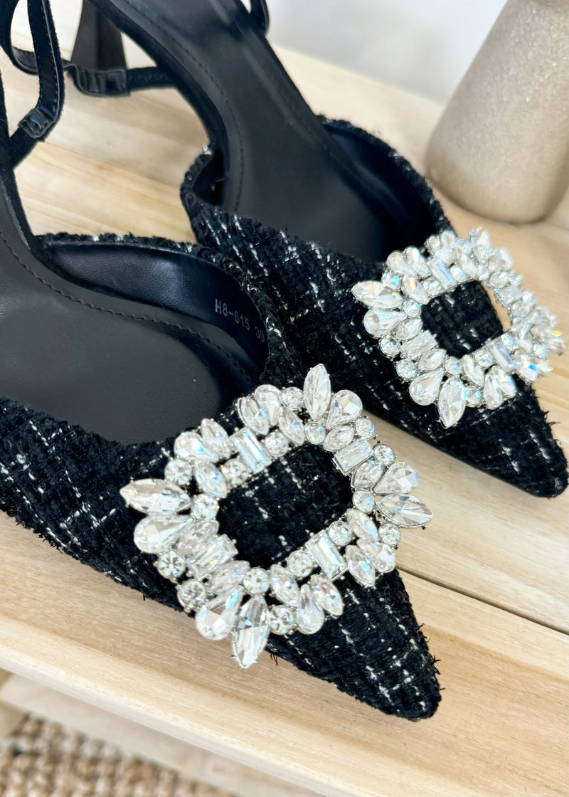 Boucle diamanté heel