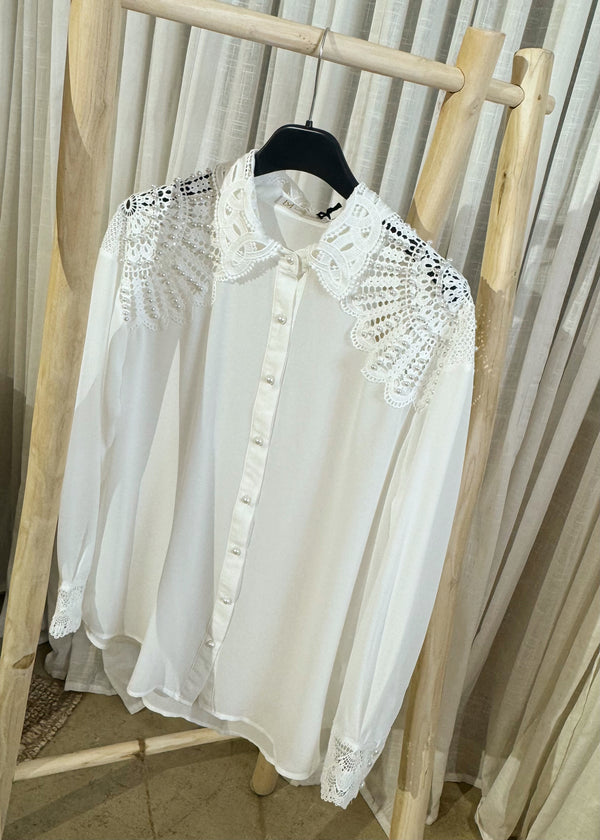 Windsor Embellished blouse - white