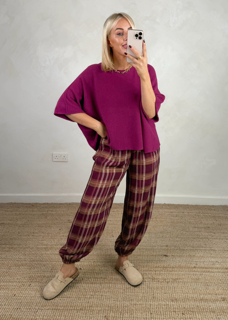 Karina knit - magenta