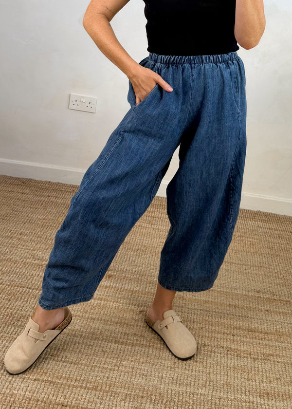 Heavy denim - Finn mid blue