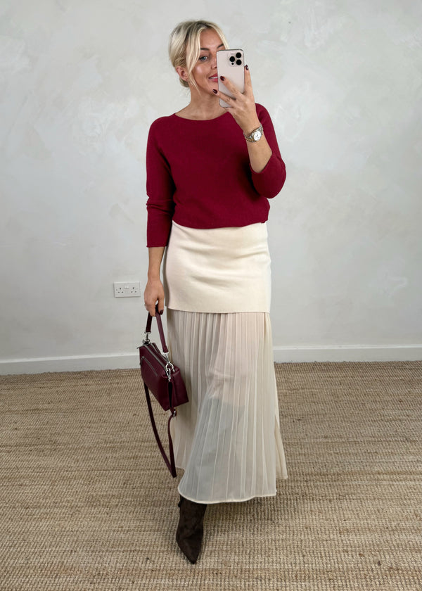 Melody knit - Merlot