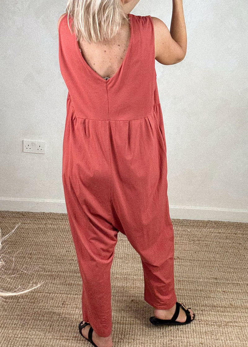 Jett jumpsuit - terracotta