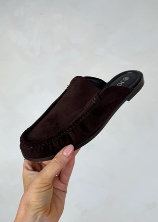 Polly mule loafer - Chocolate