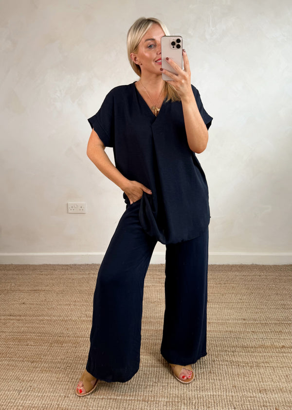 Andrea blouse - navy