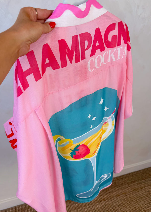 Happy days shirt - champagne