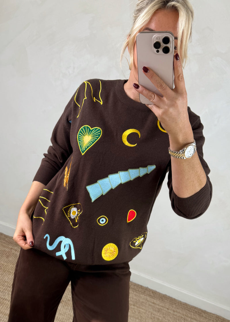 Essie jumper - chocolate