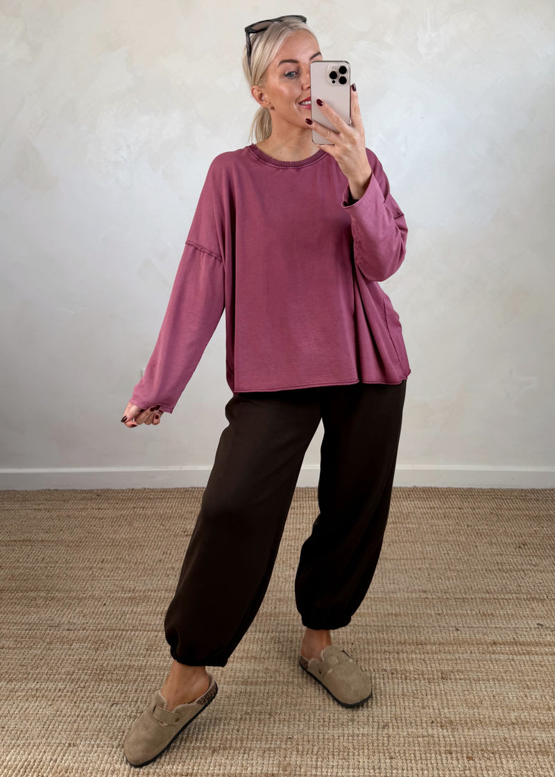 Tarina top - berry