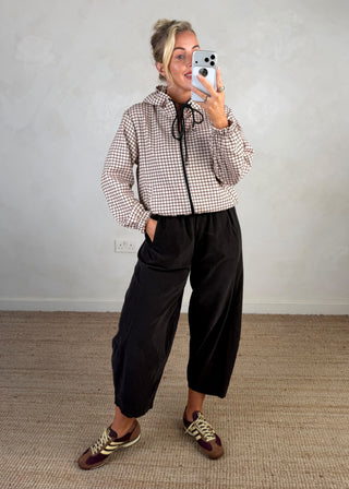 Preppy lightweight check jacket - Beige