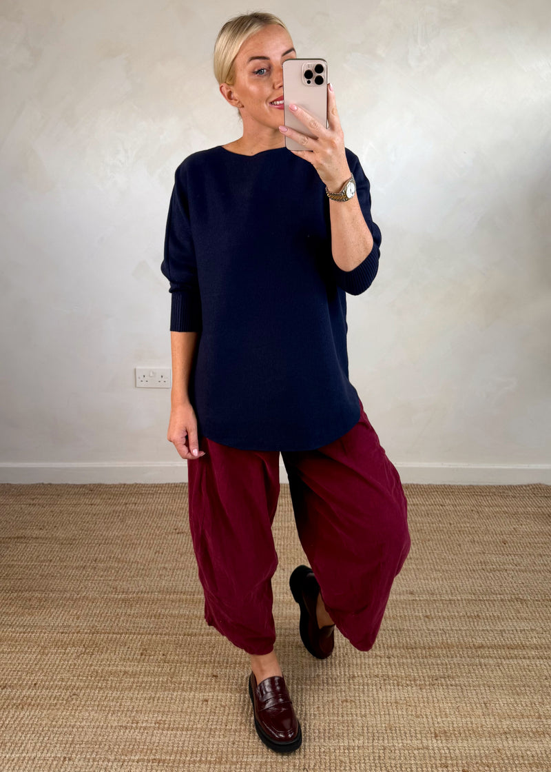 Kelly knit - navy