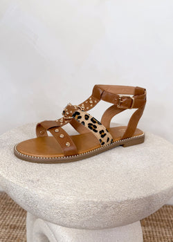 Solis Gladiator sandal - tan
