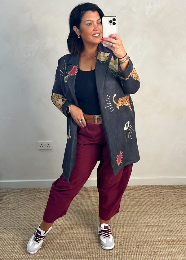 Mystical longline blazer