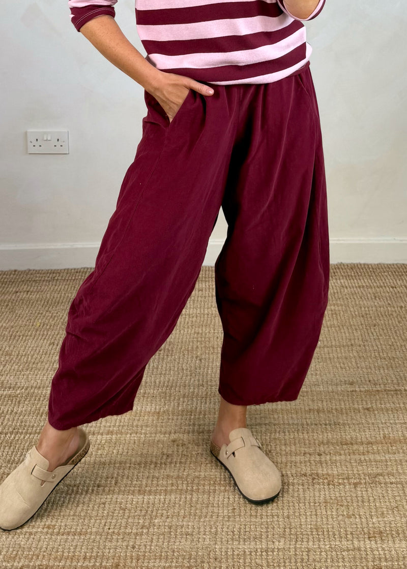 Baby cord finn - Merlot