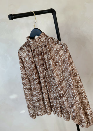 Eva bambi blouse - Mocha