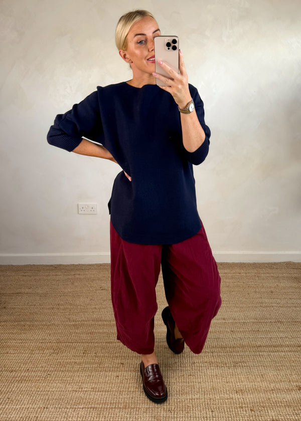 Kelly knit - navy