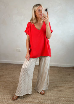 Harley tee - red