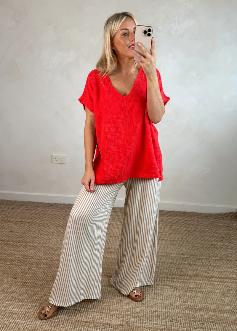 Harley tee - red