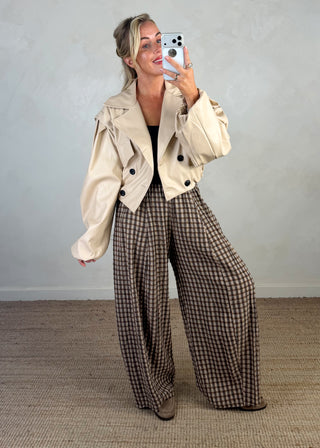Austen biker jacket - Cream