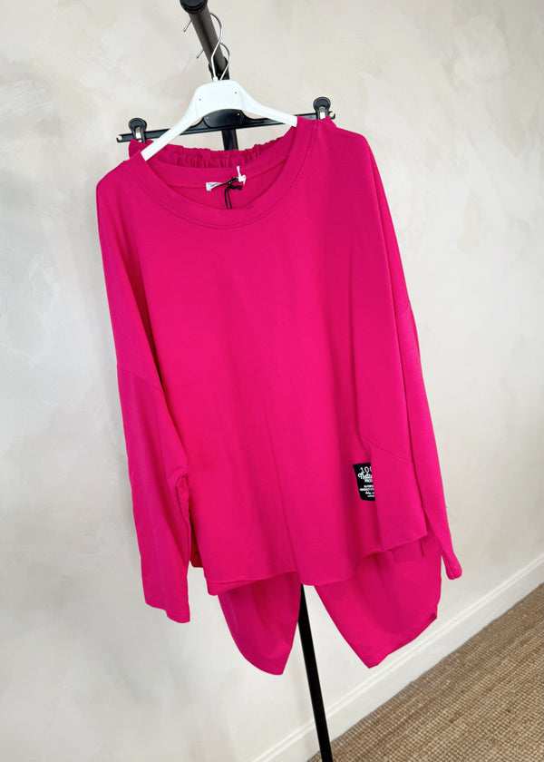 Walton jogger co-ord - hot pink size 2
