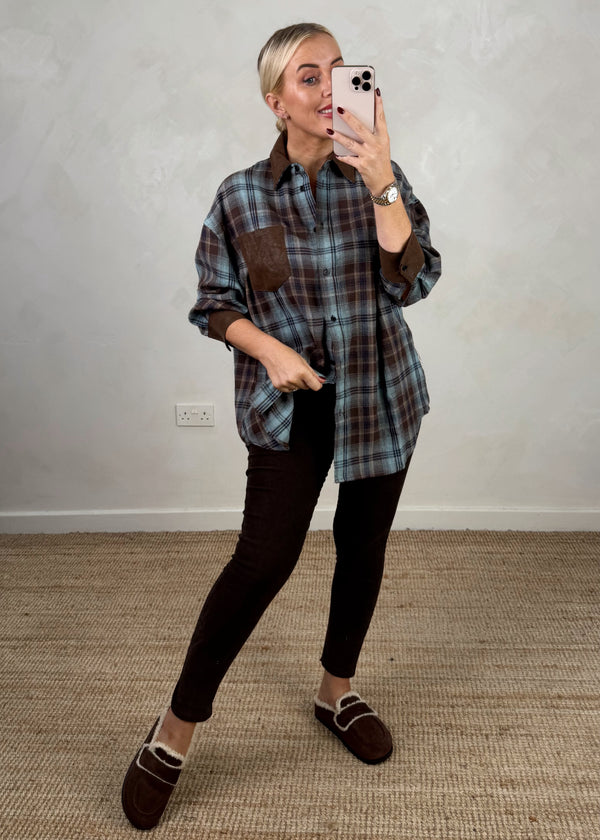 Nate Pocket checked shirt - two