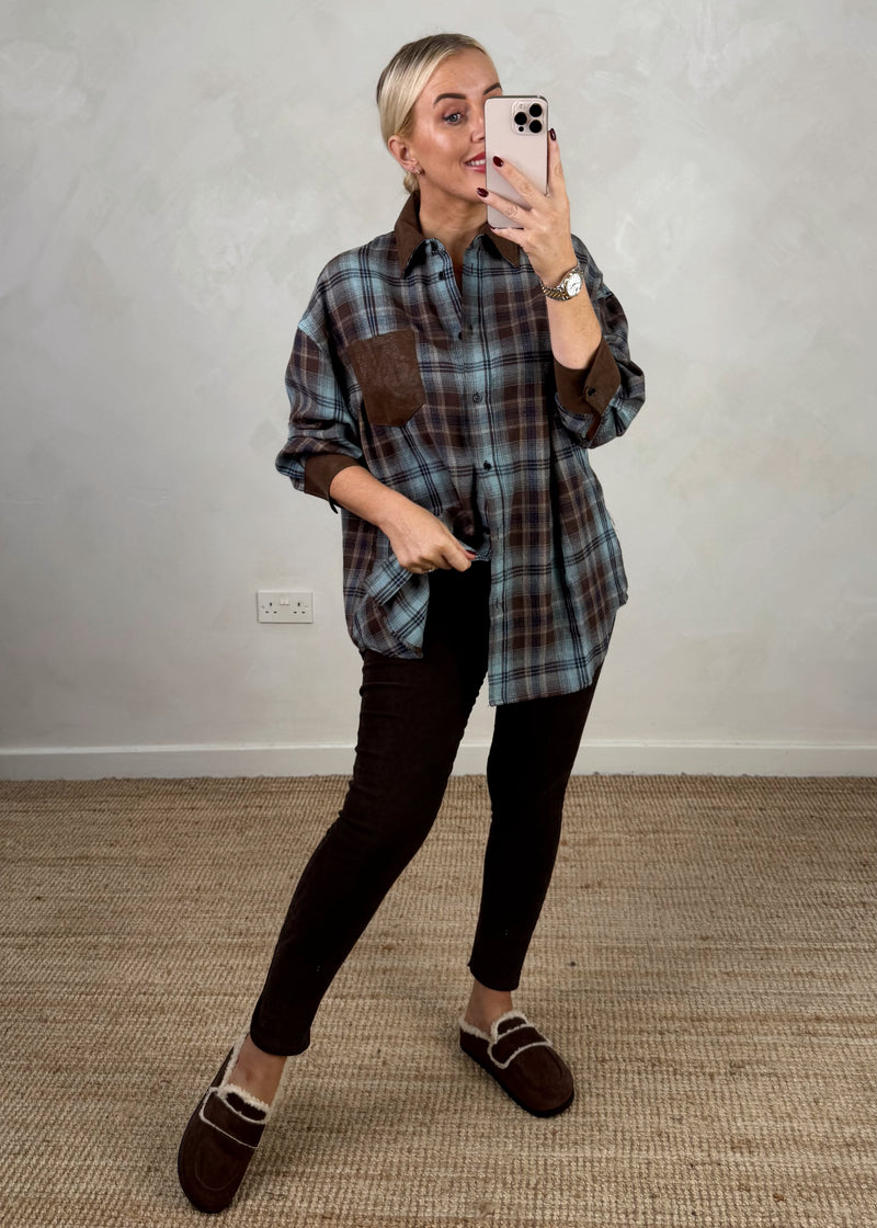 Nate Pocket checked shirt - two