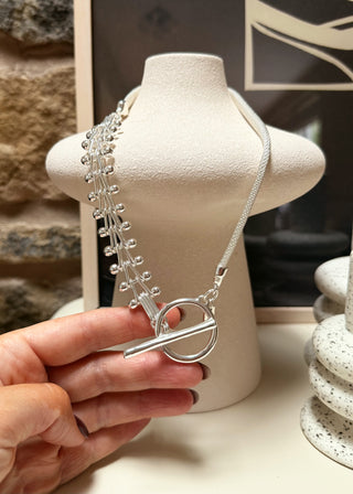Mesh chain necklace