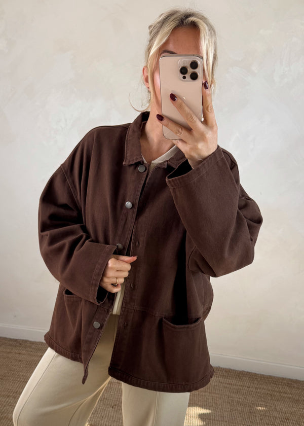 Jace jacket - chocolate