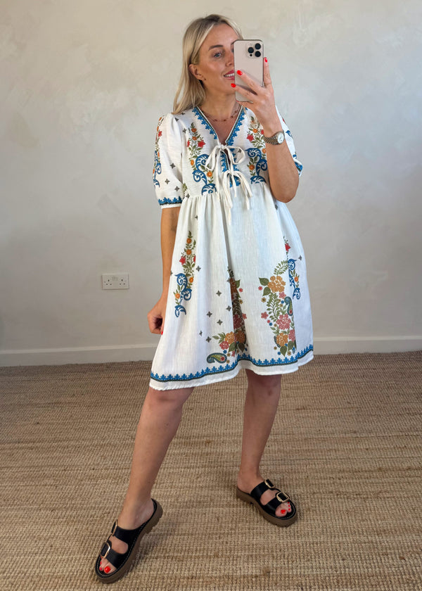 Therese tie front - two-The Style Attic