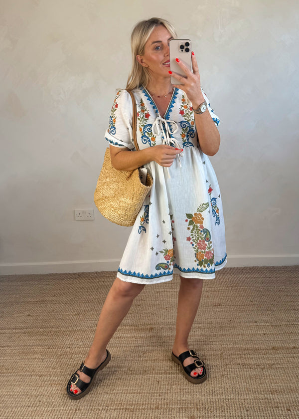 Therese tie front - two-The Style Attic