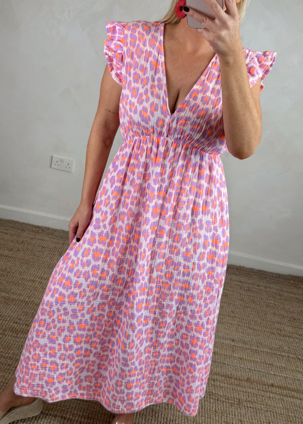 Tiki maxi - lilac neon-The Style Attic