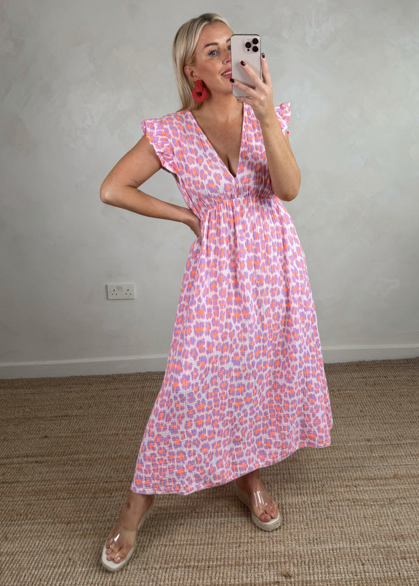 Tiki maxi - lilac neon-The Style Attic
