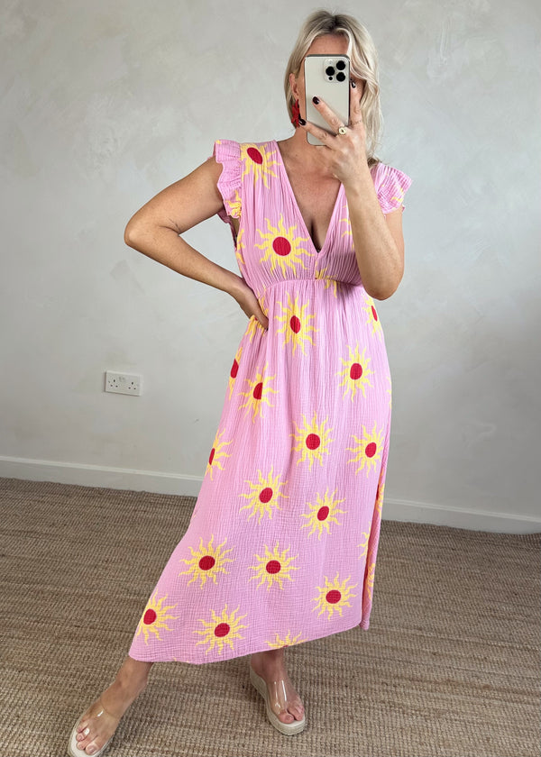 Tiki maxi - sunshine one-The Style Attic