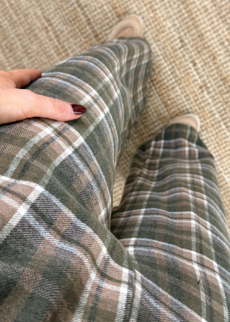 Troon cotton checked trouser - four-The Style Attic