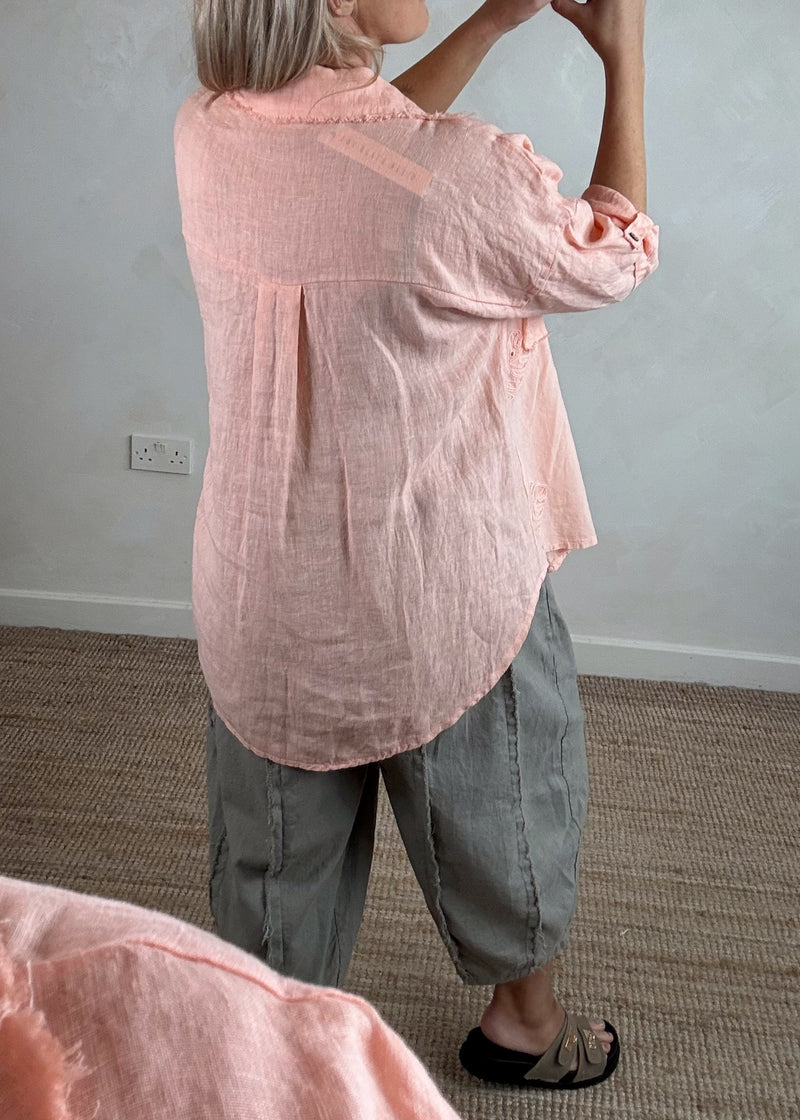Una Linen trouser - mocha-The Style Attic