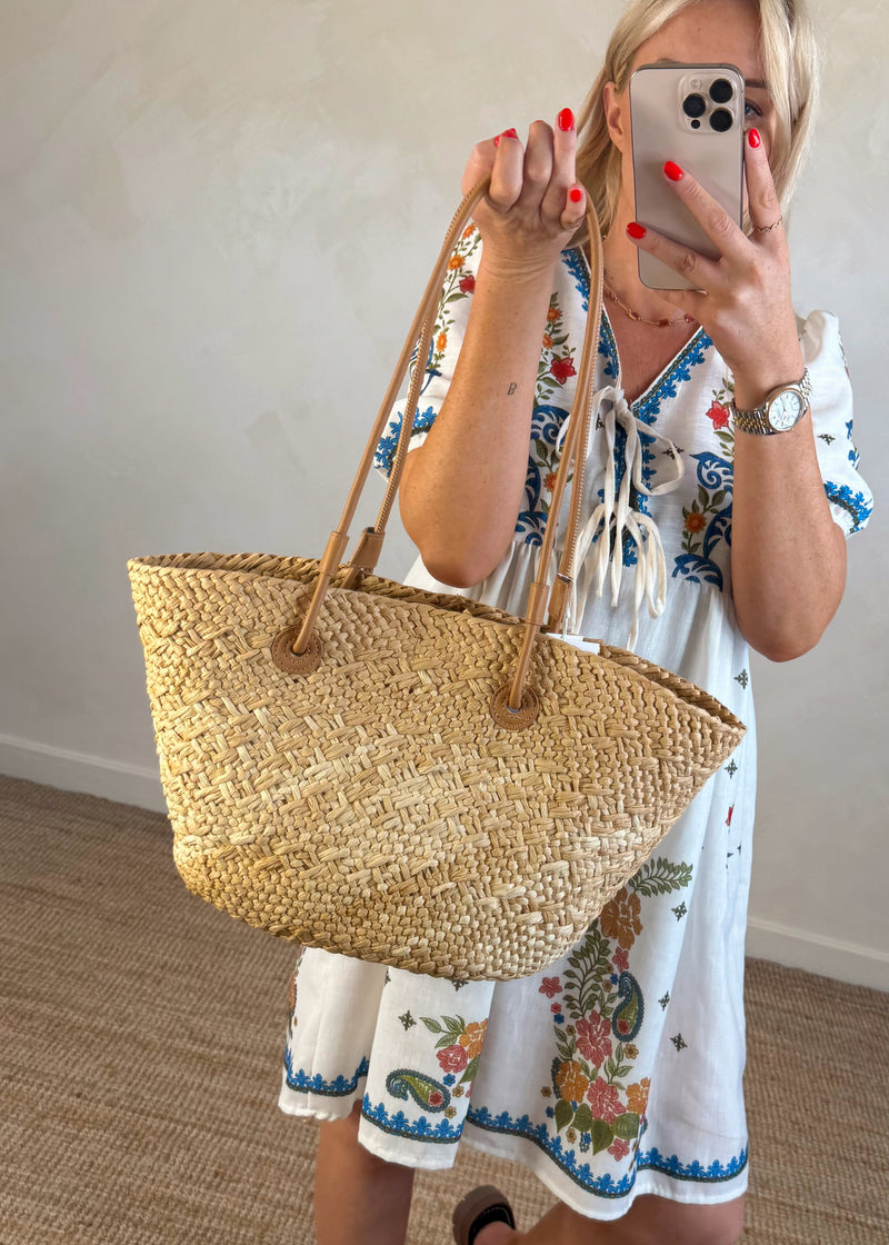 Vey woven bag-The Style Attic