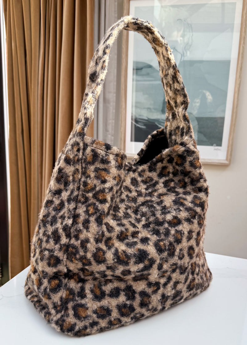 Vix boucle tote bag - animal-The Style Attic