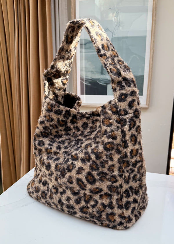 Vix boucle tote bag - animal-The Style Attic