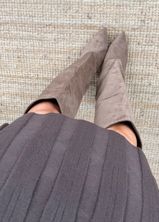 Vix knee high boot - Mocha-The Style Attic