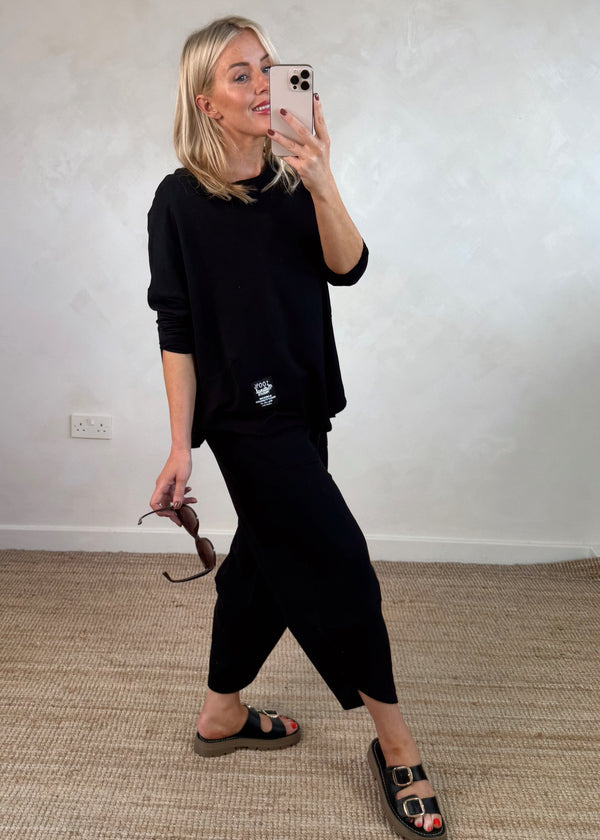 Walton jogger co-ord - Black size 1-The Style Attic