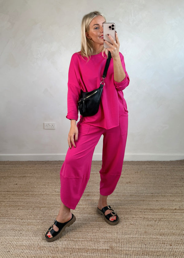 Walton jogger co-ord - hot pink size 1-The Style Attic