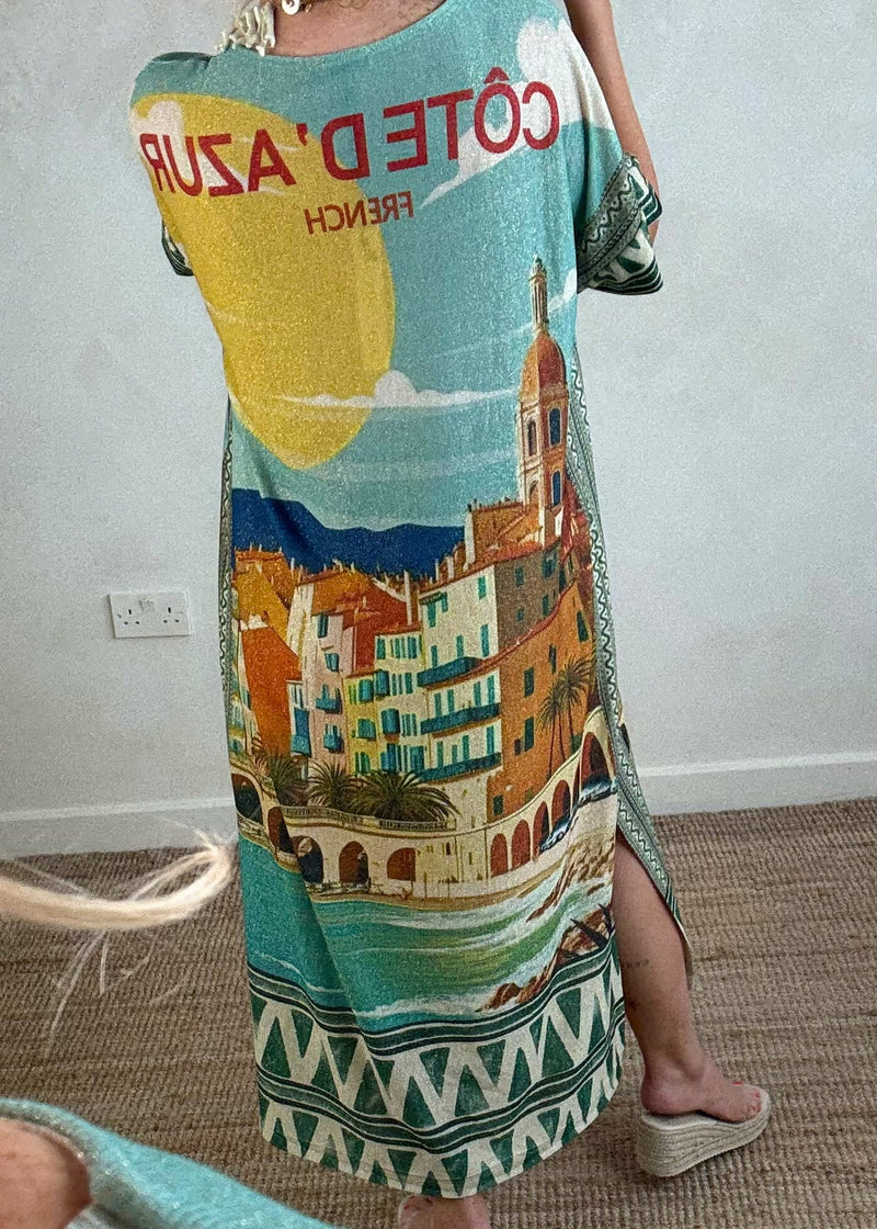 Wanderlust maxi - cote d’ azure-The Style Attic