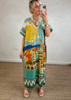 Wanderlust maxi - cote d’ azure-The Style Attic