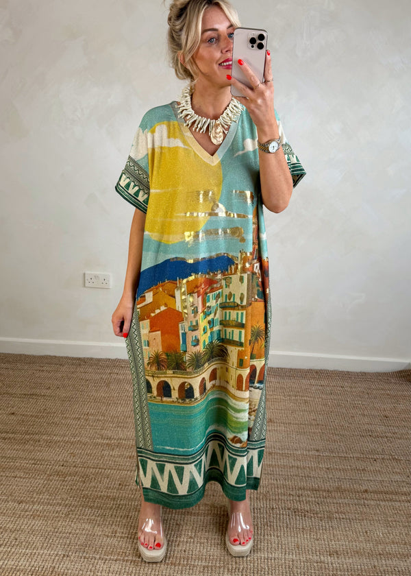 Wanderlust maxi - cote d’ azure-The Style Attic